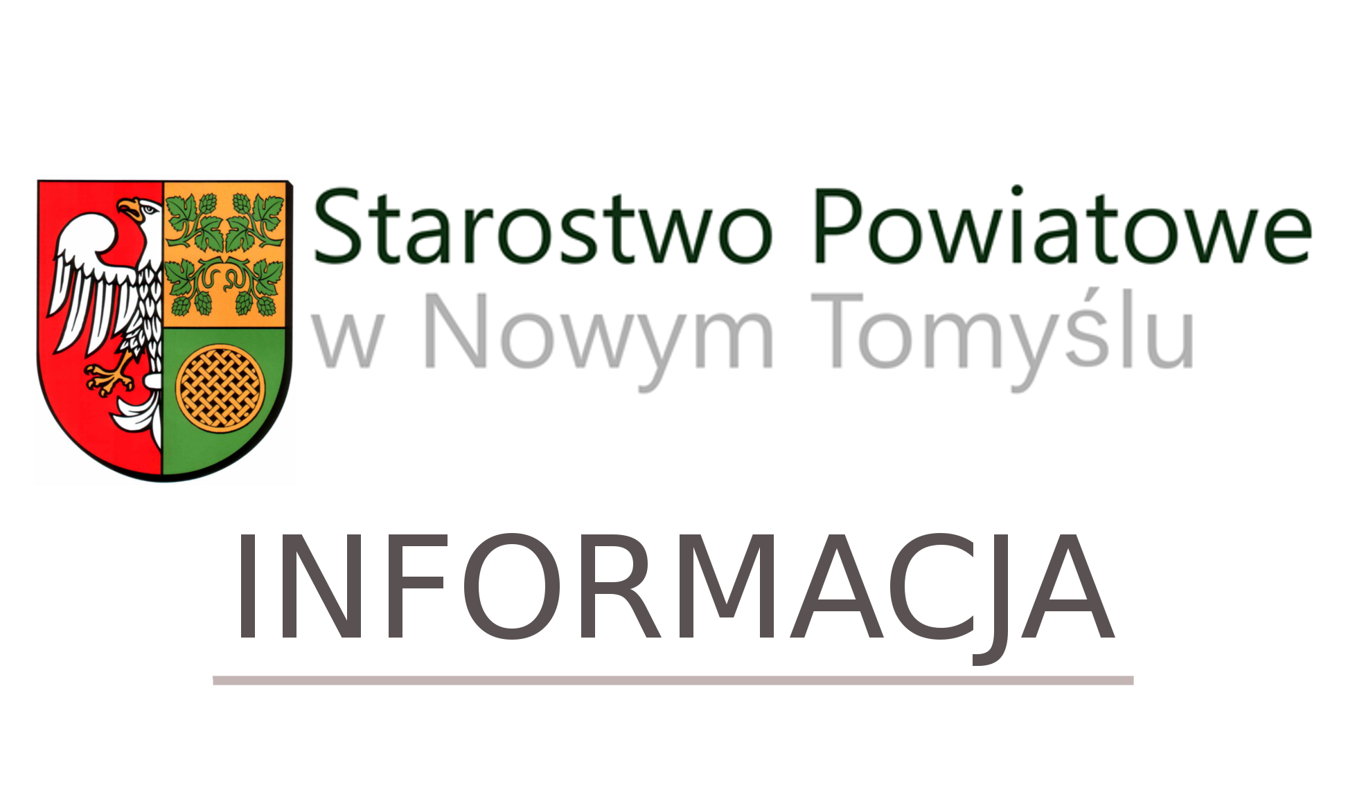 Ilustracja do informacji: Zarząd Powiatu Nowotomyskiego informuje