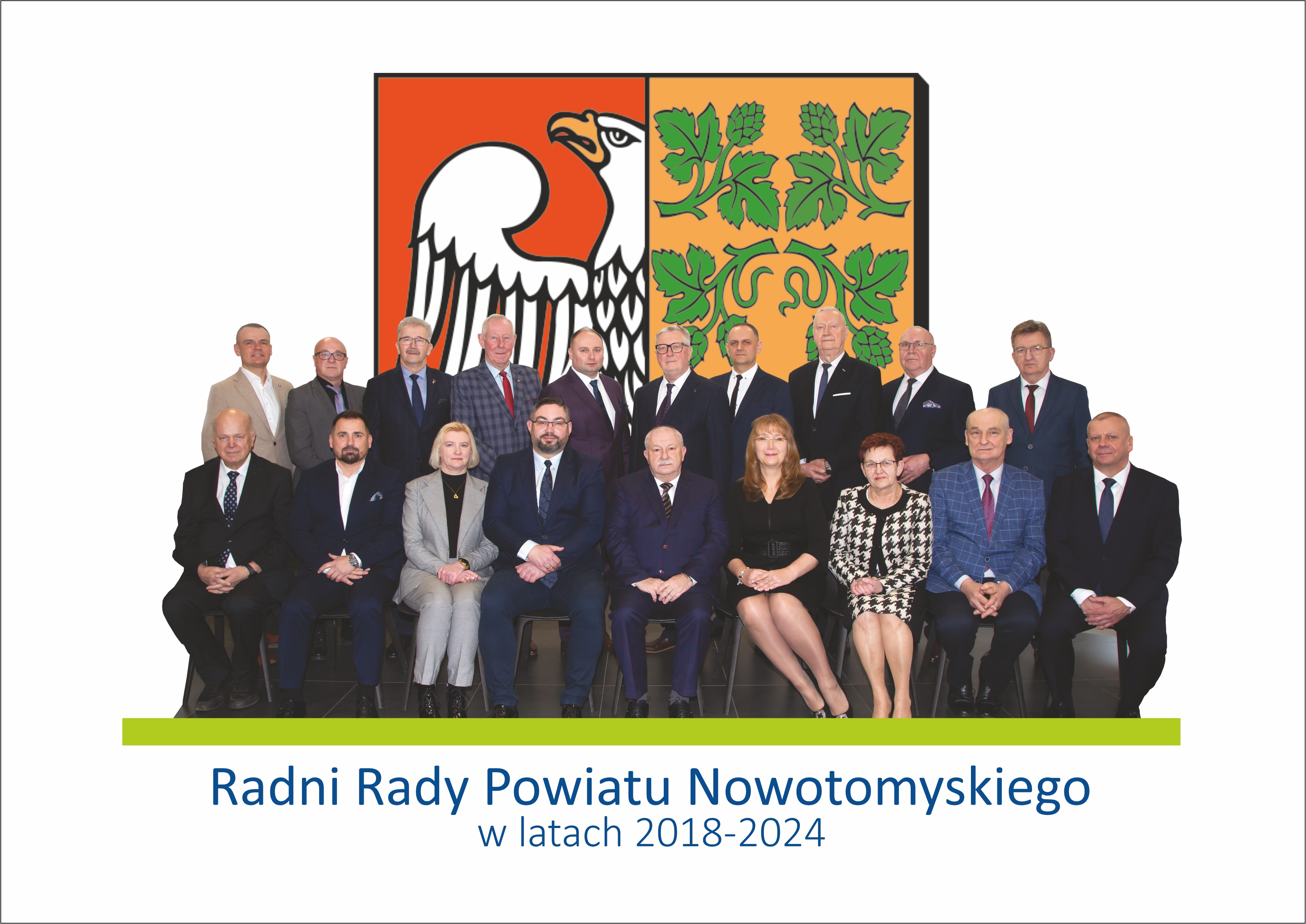 Ilustracja do informacji: Ostatnia sesja Rady Powiatu Nowotomyskiego kadencji 2018-2024